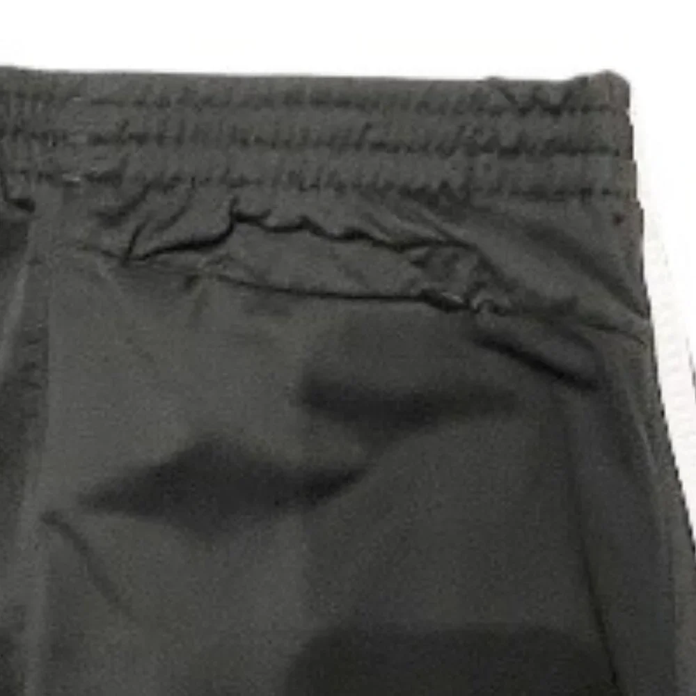Adidas Size Youth Large Track Pants Sweatpants Black w/ White 3 Stripes